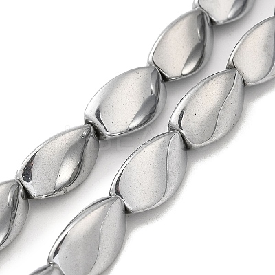 Electroplated Non-magnetic Synthetic Hematite Beads Strands G-P518-01B-1