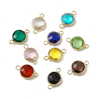 Transparent K9 Glass Connector Charms GLAA-A005-13LG-1