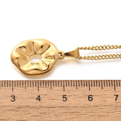 Summer Beach 304 Stainless Steel Pendant Rope Chain Necklaces for Women LS-STAS-Z108-01G-05-1