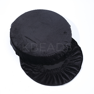 Velvet Round Stool Cover AJEW-WH20020-290D-1