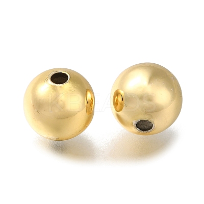 Rack Plating Brass Beads KK-K373-08D-G-1