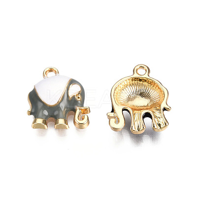 Alloy Enamel Pendants X-ENAM-S119-012C-1