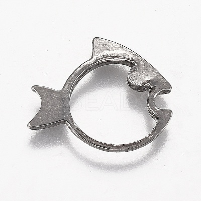 Tarnish Resistant 304 Stainless Steel Linking Rings STAS-Z012-10P-1