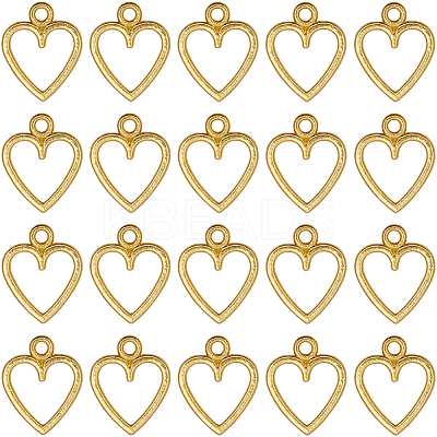 100Pcs Tibetan Style Alloy Charms FIND-SC0012-39G-1