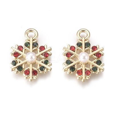 Golden Plated Alloy Charms LS-X-PALLOY-L228-013G-1