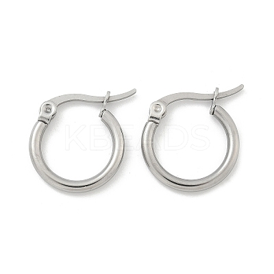Tarnish Resistant 304 Stainless Steel Hoop Earrings X-EJEW-F105-12P-1