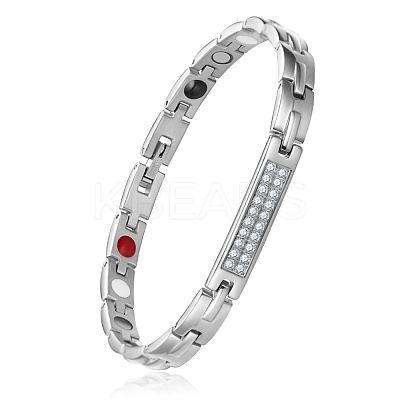Stainless Steel Panther Chain Watch Band Bracelets JB674A-1