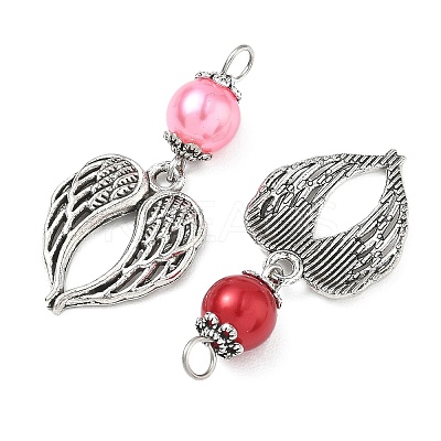 32Pcs 8 Colors Tibetan Style Alloy Pendants FIND-PH0008-69-1