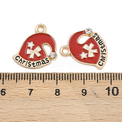 Alloy Enamel Pendants FIND-I065-03A-KGC-1