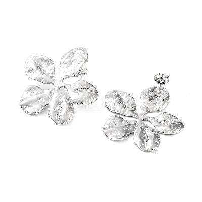 Non-Tarnish 304 Stainless Steel Stud Earrings EJEW-P245-12P-1