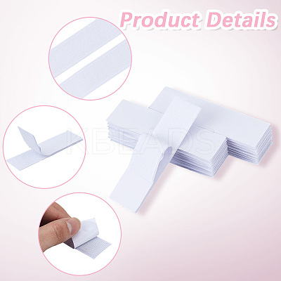 46Pairs Self-adhesive Nylon with Polyester Hook and Loop Tapes DIY-CY0003-66B-1
