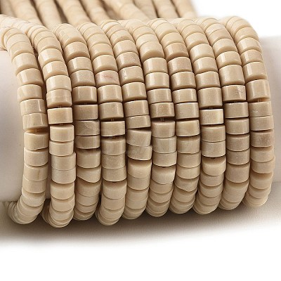 Natural Fossil Beads Strands G-M420-A10-01-1