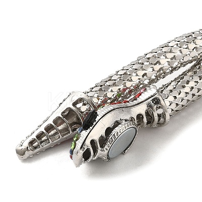 Alloy Popcorn Chain Necklaces LS-NJEW-Z020-01D-P-1