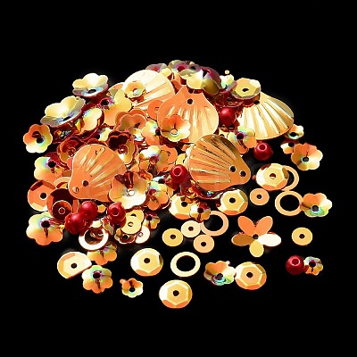 Rainbow Iridescent PVC Paillette/Sequins Beads & Links & Pendants LS-PVC-C001-01D-1