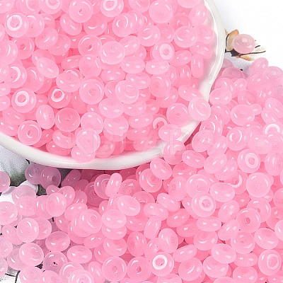 Transparent Colours Glass Seed Beads SEED-P008-01B-07-1