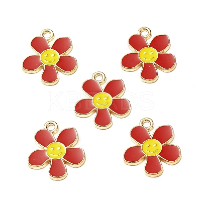 Alloy Enamel Pendants ENAM-C009-01G-04-1