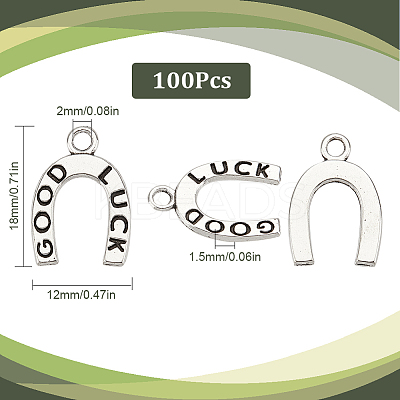 100Pcs Tibetan Style Alloy Pendants FIND-SC0004-88-1