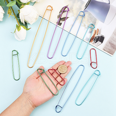 6Pcs Aluminum Stitch Holder AJEW-SP0003-80-1