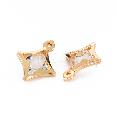 Rack Plating Eco-Friendly Iron Pendants IFIN-Q133-014-NR-1