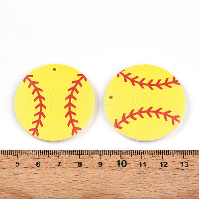 Printing Wood Pendants WOOD-N016-52B-01-1