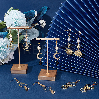 DIY Sun Moon Star Earring Making Kit DIY-SC0020-86-1