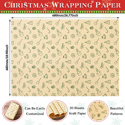 Flower Gift Wrapping Paper DIY-TAC0020-52A-1