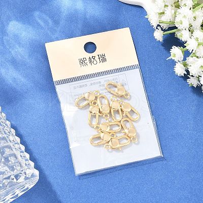SHEGRACE Brass Lobster Claw Clasps XGR0014G-50G-1