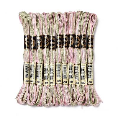 10 Skeins 6-Ply Polyester Embroidery Floss OCOR-K006-A73-1