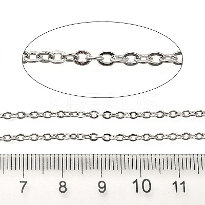 Rack Plating Brass Cable Chains CHC-M001-01P-1