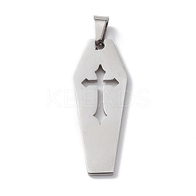 Non-Tarnish 304 Stainless Steel Pendants STAS-E190-03P-1