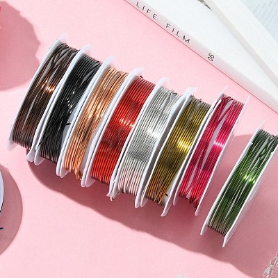 Round Copper Jewelry Wire CWIR-S002-1.0mm-M-1