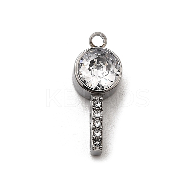 304 Stainless Steel Pendants STAS-B102-06A-P-1