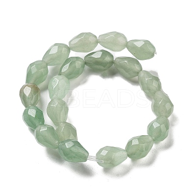 Natural Green Aventurine Beads Strands G-P520-B16-01-1