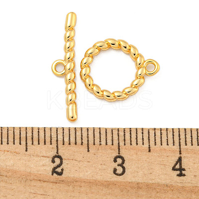 Brass Toggle Clasps KK-A223-25G-1