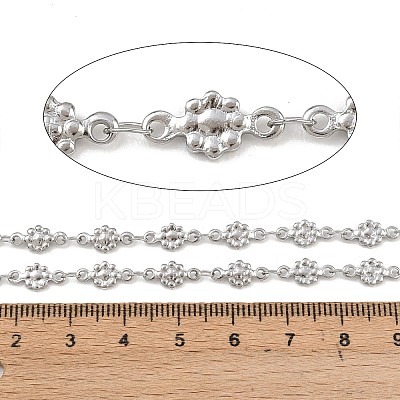 304 Stainless Steel Flower Link Chains CHS-P025-03P-1