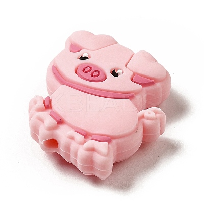 Food Grade Eco-Friendly Silicone Focal Beads SIL-H002-04A-1