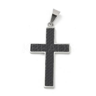 304 Stainless Steel Pendants STAS-K151-07P-01-1