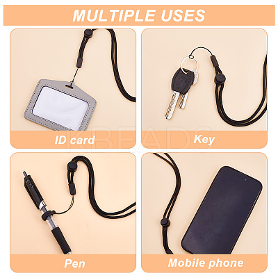 Adjustable Polyester Neck Lanyard AJEW-CP0007-02-1