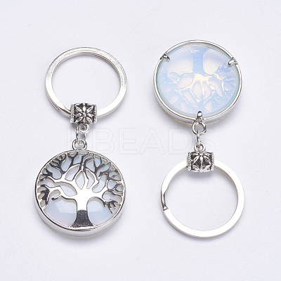 Opalite Keychain KEYC-G043-C06-1