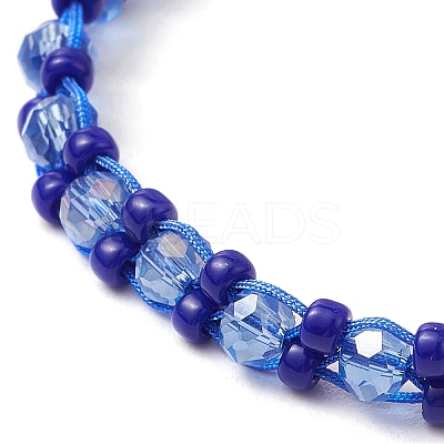 Baking Paint Glass Seed Beaded Bracelets BJEW-MZ00155-03-1