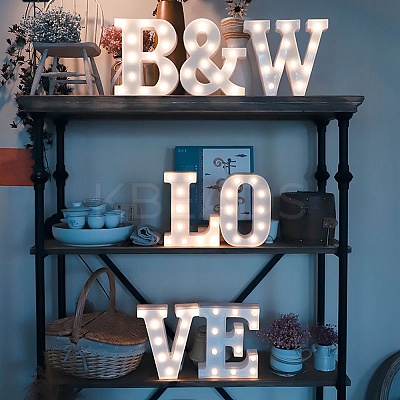 Wooden Letter Ornaments WOOD-GF0001-15-16-1