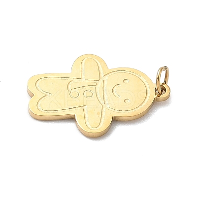 Christmas Theme 304 Stainless Steel Pendants STAS-Z164-02G-02-1