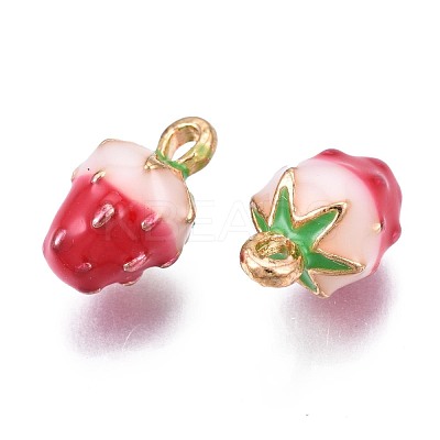 Alloy Enamel Charms ENAM-N054-82-1