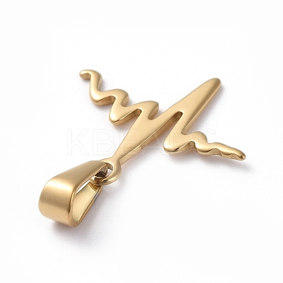 304 Stainless Steel Pendants X-STAS-I127-033G-1