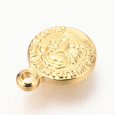 Brass Pendants KK-J275-05G-1