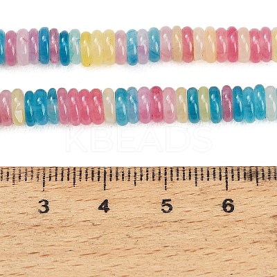 Dyed Natural White Jade Beads Strands GG-CBA47A4-C01-2X6MM-1