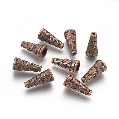 Tibetan Style Alloy Bead Cone LS-TIBEB-00821-R-NR-1