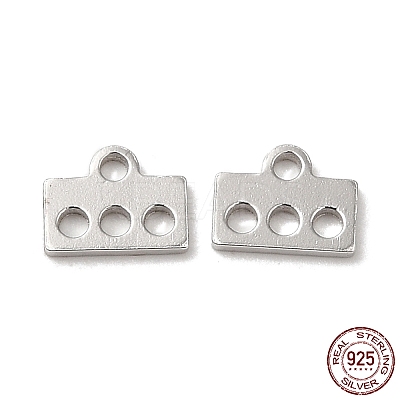 Anti-Tarnish 925 Sterling Silver Chandelier Component Links STER-D006-11B-P-1
