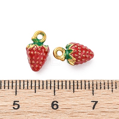 304 Stainless Steel Enamel Pendants STAS-B085-42G-01-1