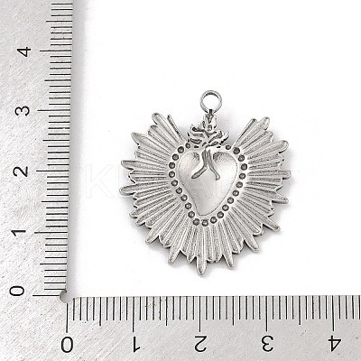 304 Stainless Steel Pendants STAS-D366-05A-P-1